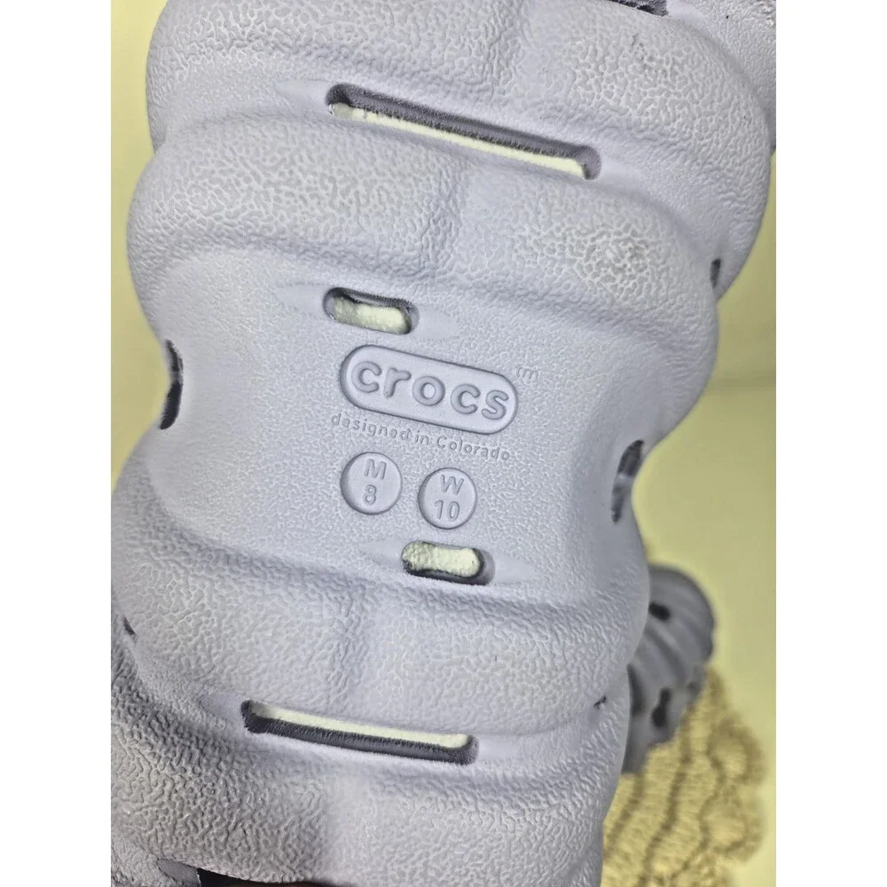 NEW CROCS ECHO CLOG WOMAN 10 MEN 8 Lavender COMFORT WATER RESISTANT LIGHTWEIGHT - Picture 13 of 15